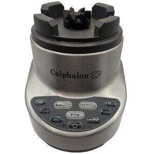 Calphalon Blender Motor Power Base ME601BL 600W 120V 8-Speed Pulse Silver